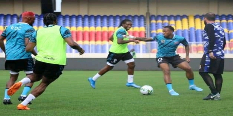 Léopards Mondial Qatar aux entraînement_photo des droits tiers