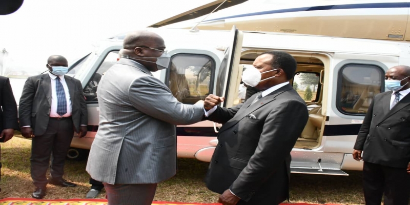 Aurevoir Sassou et Felix_photo présidence