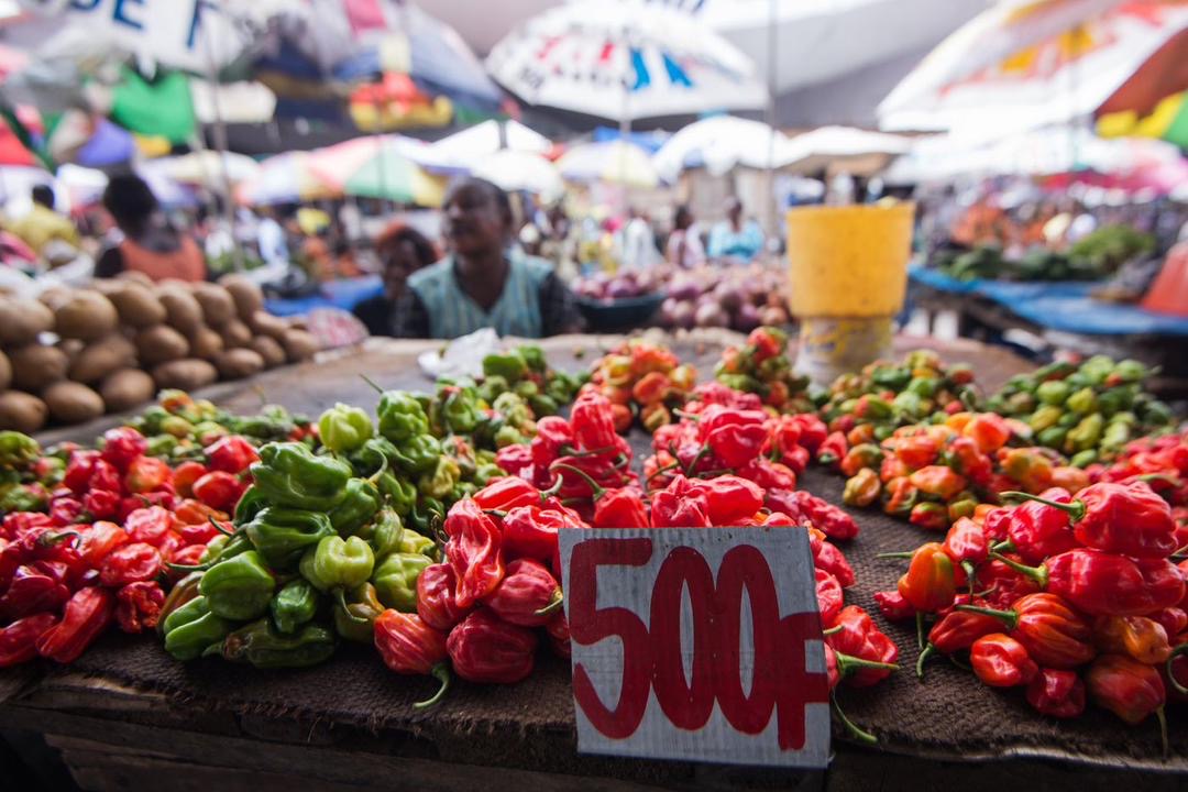 Étalage légumes
