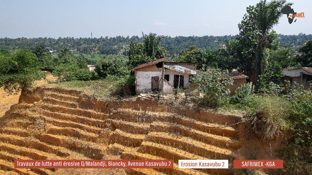 Erosion à Kananga