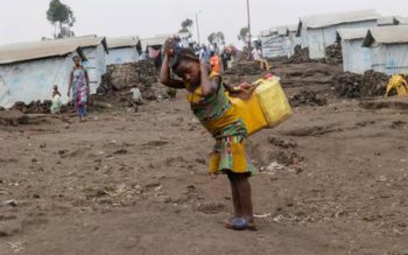 Manque d'eau potable a Goma
